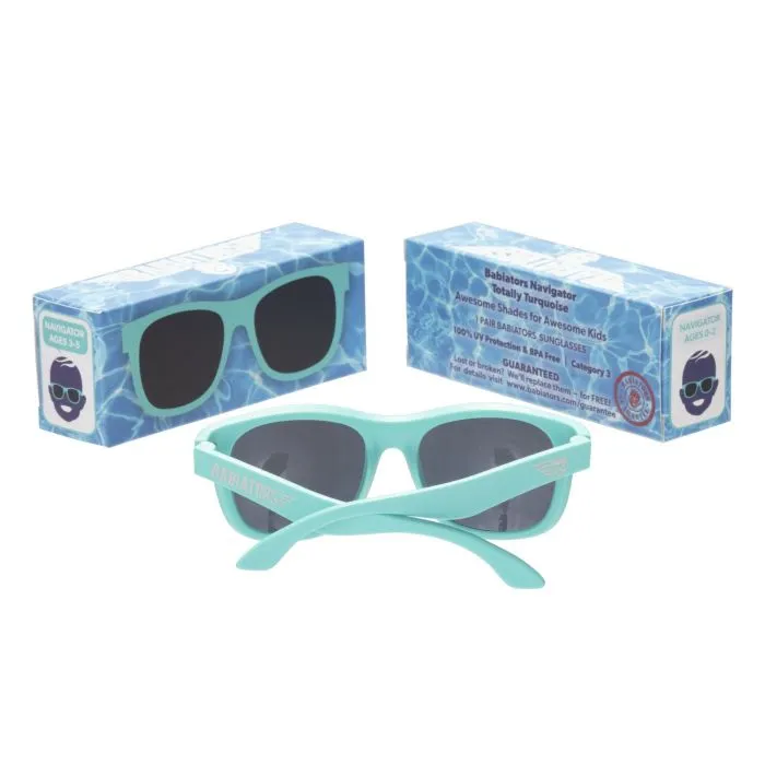 BABIATORS  UVZONNEBRIL VOOR KINDEREN  NAVIGATOR  TOTALLY TURQUOISE 