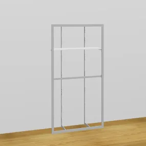 Dali systeem chroom B.128 x H.240 cm