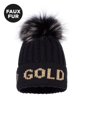 Goldbergh Hodd Faux Pom Dames Muts