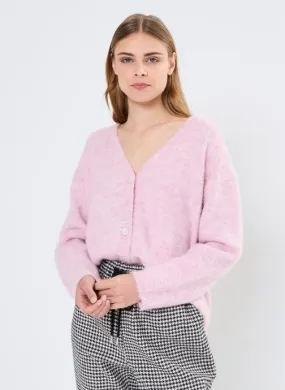      Lili Sidonio Young Ladies Knitted Cardigan - Roze   