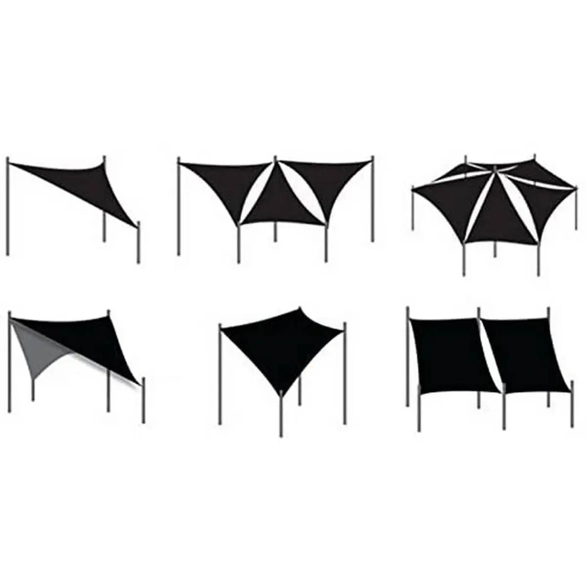 LUIFELZONWERING PES WINDBESCHERMING UVBESCHERMING CRèME 3×4 M