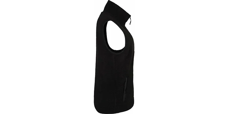 Saga Fleece Vest, Dames, Zwart, XXL
