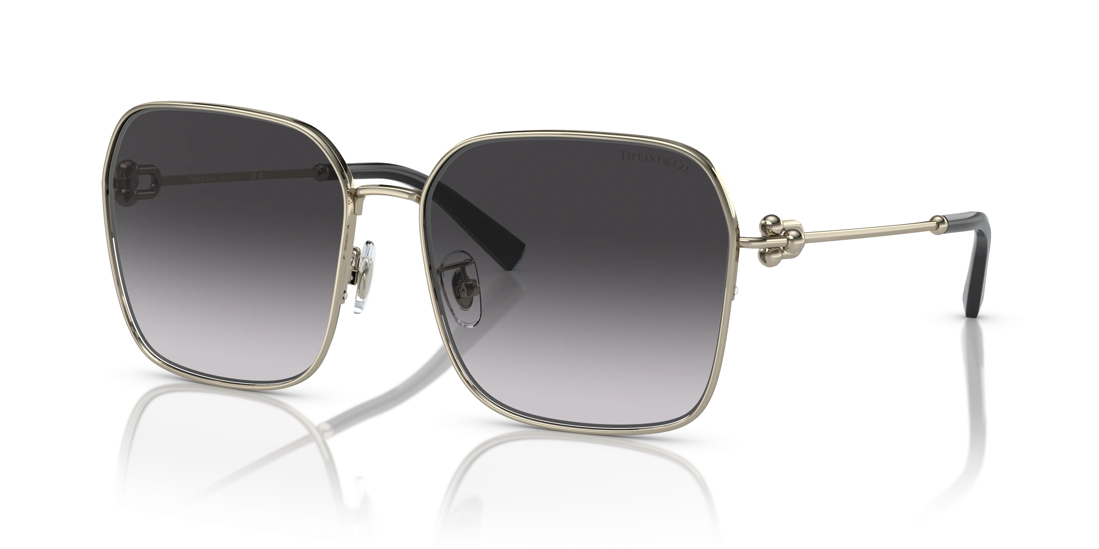 TIFFANY & CO. TF3093D XXL (60  17)  WITH GRIJS LENSES AND GOUD FRAME