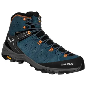 Trekkingschoenen Salewa Alp Trainer 2 Mid Gore-Tex Denim Fluo Orange