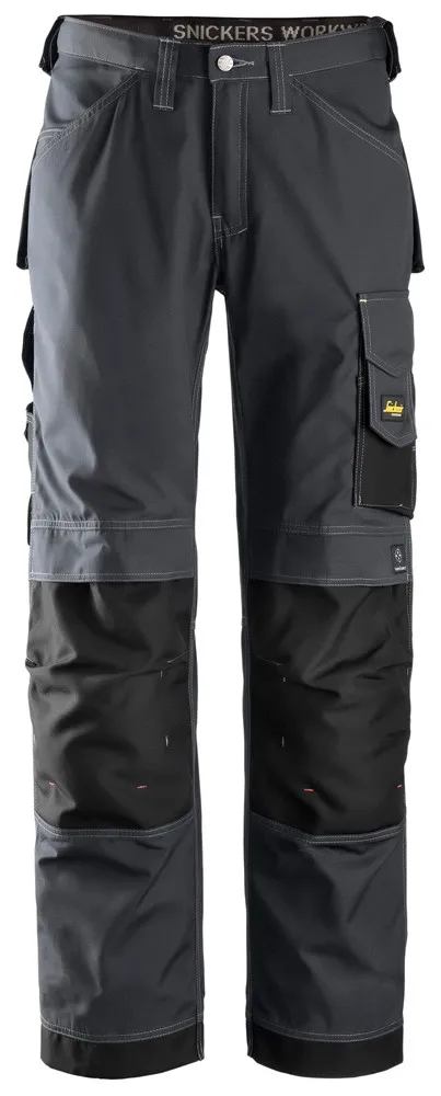 WERKBROEK, RIPSTOP, STAALGRIJS  ZWART (5804), 150